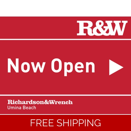 Richardson & Wrench Now Open 60x45cm Sticker Set